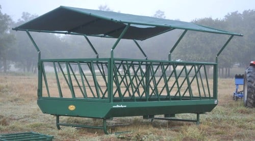 Cattle Round Bale Pasture Feeder, 8' or 12' — alternate view 3