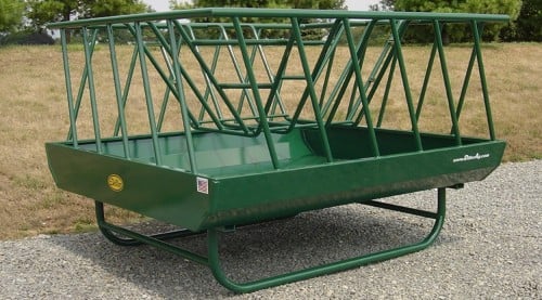 Cattle Round Bale Pasture Feeder, 8' or 12' — alternate view 4
