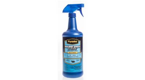 Pyranha EQ Spray & Wipe Water-Based Fly Repellent