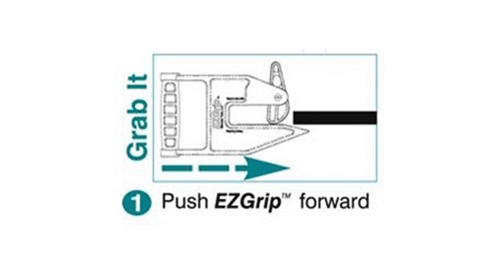 EZ Grip Blue Mat Mover Tool — alternate view 2