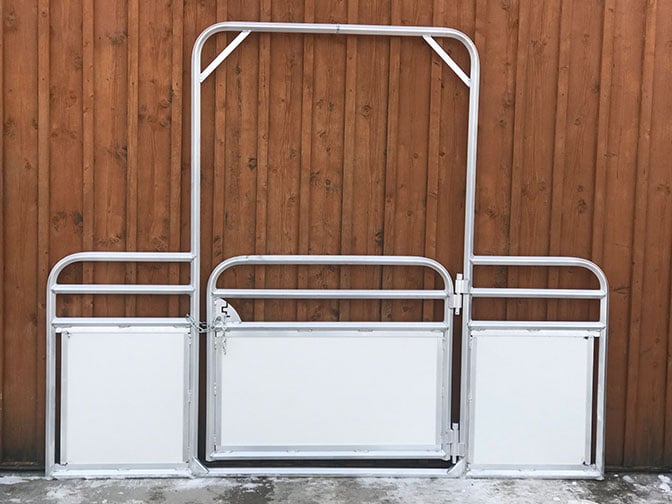 aluminum mini puckboard panel w gate