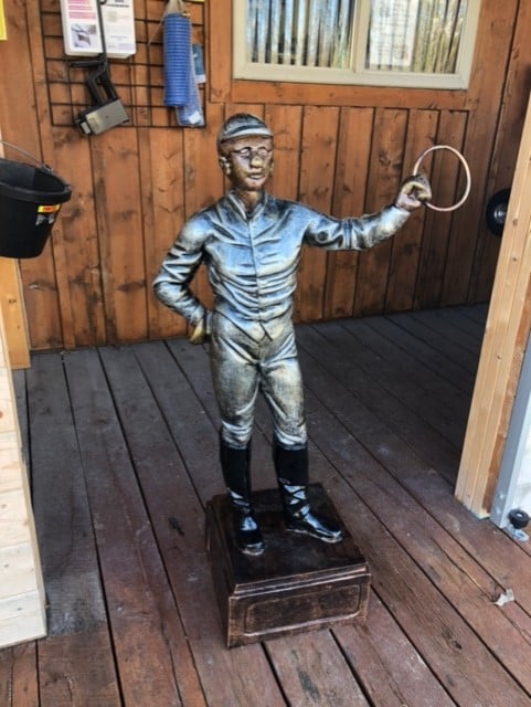 Lawn Jockey Statue — alternate view 3