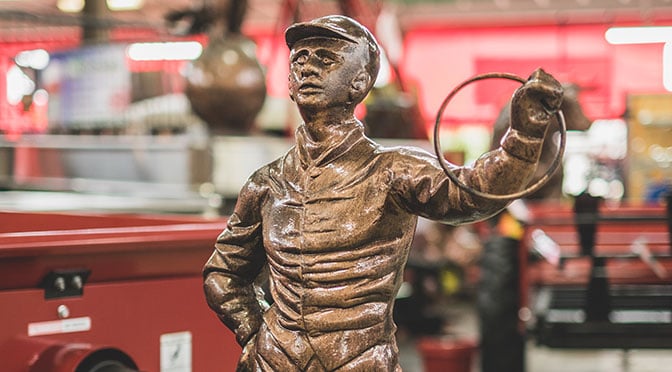 Lawn Jockey Statue — alternate view 2