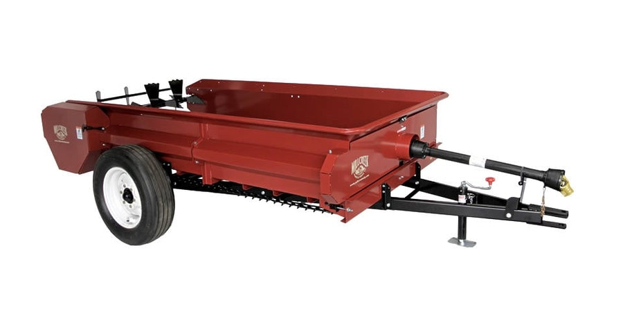 Full-Size Manure Spreader for 20 Animals, 109 or 127 Cu Ft