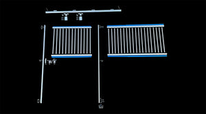 10' Aluminum Super Duty Horse Stall Front Package