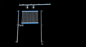 Aluminum Heavy Duty Horse Stall Sliding Door Package