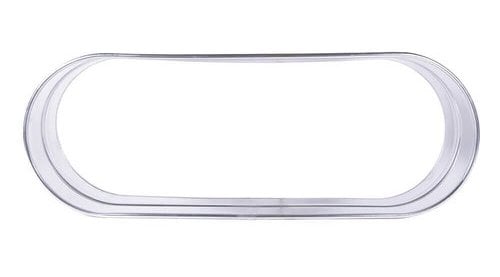 2' x 1' x 6' Oval Galvanized Planter Box