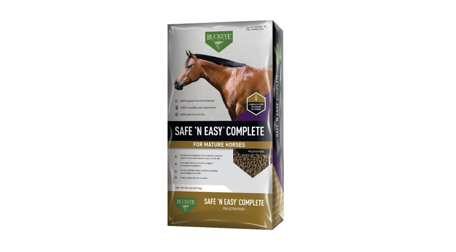 Safe 'N Easy Complete Horse Feed, 12% Protein