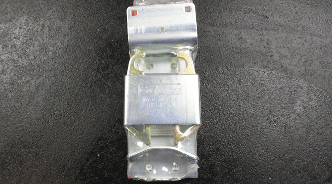 Two-Way Gate Latch for Livestock Gates — back view