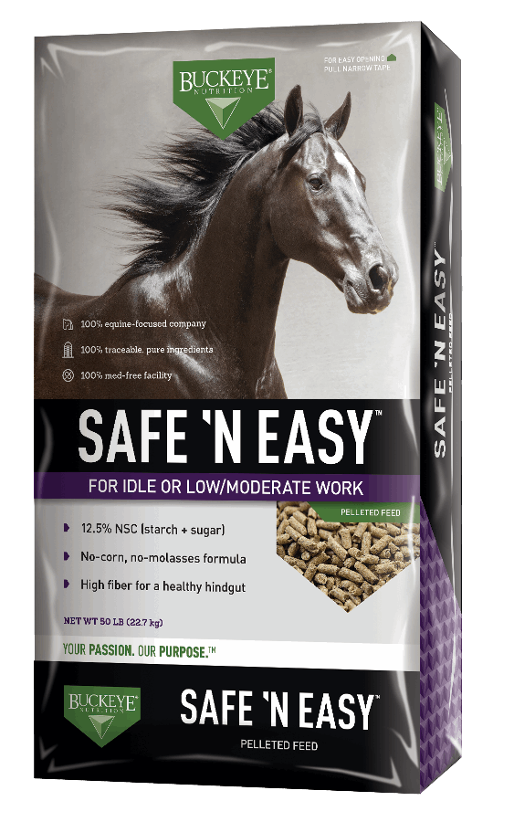 Safe 'N Easy Pelleted Horse Feed, 12% Protein