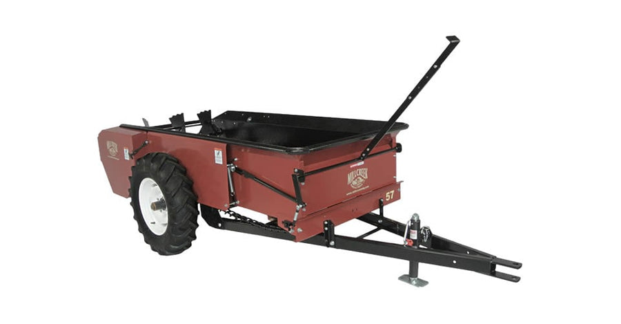 Mid-Size Manure Spreader for 5 to 20 Horses, 56 Cu Ft