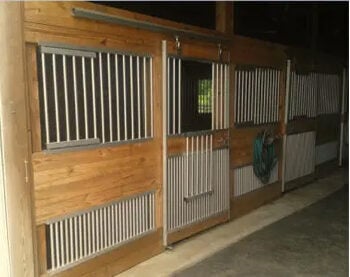 6' Aluminum Lower Ventilation Horse Stall Grill, Full