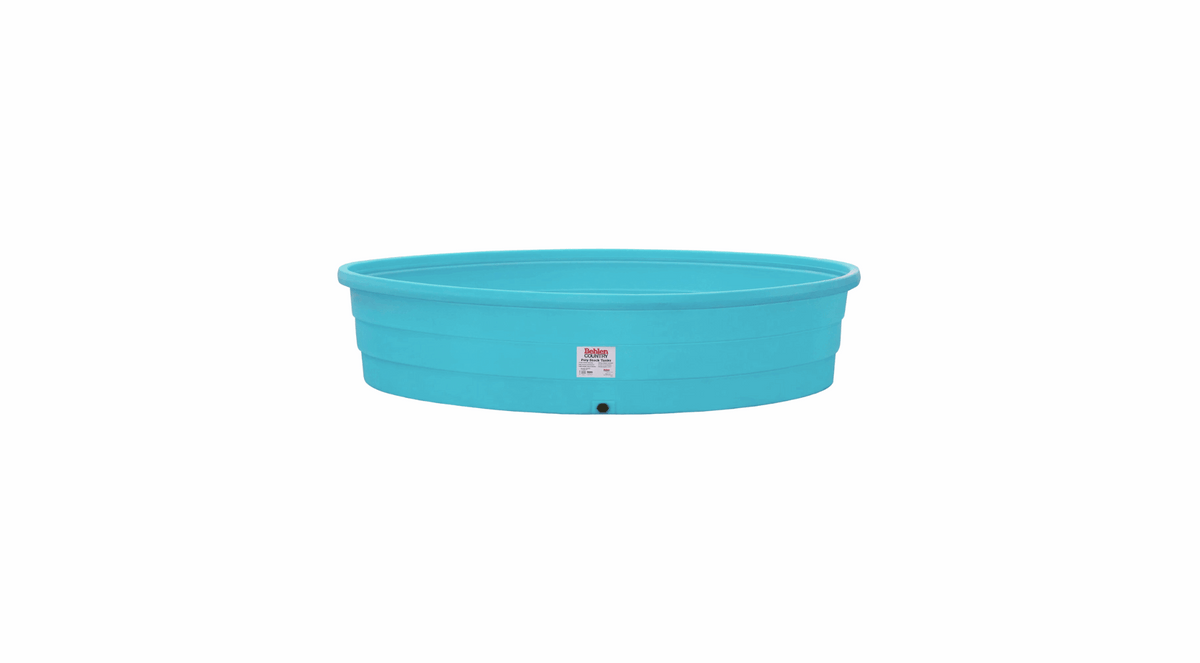9' Round Poly Stock Tank for Livestock, 1,000 Gallon