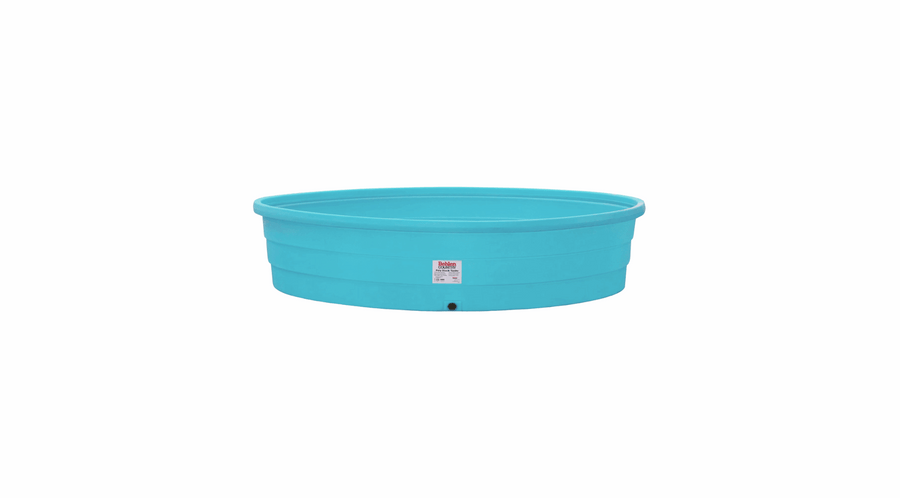 9' Round Poly Stock Tank for Livestock, 1,000 Gallon