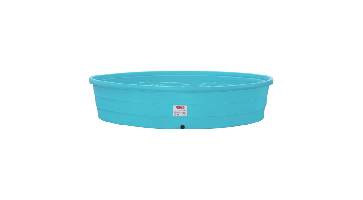 9' Round Poly Stock Tank for Livestock, 1,000 Gallon — alternate view 2