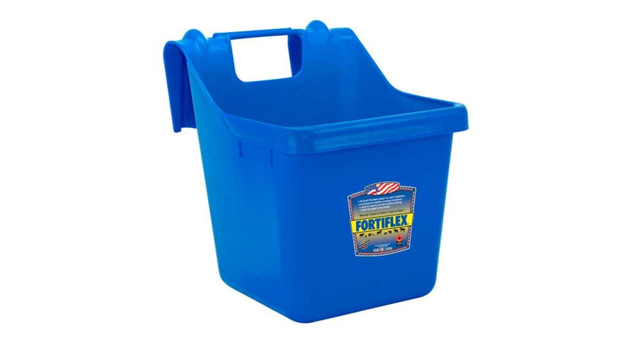 16 Quart Hanging Feeder for Horses and Livestock