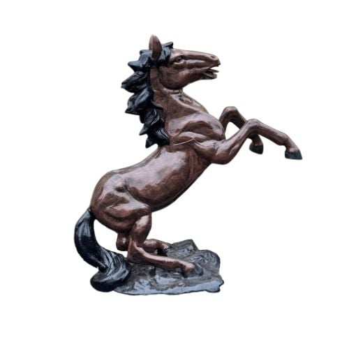 Rearing Horse Statue, 68" Tall