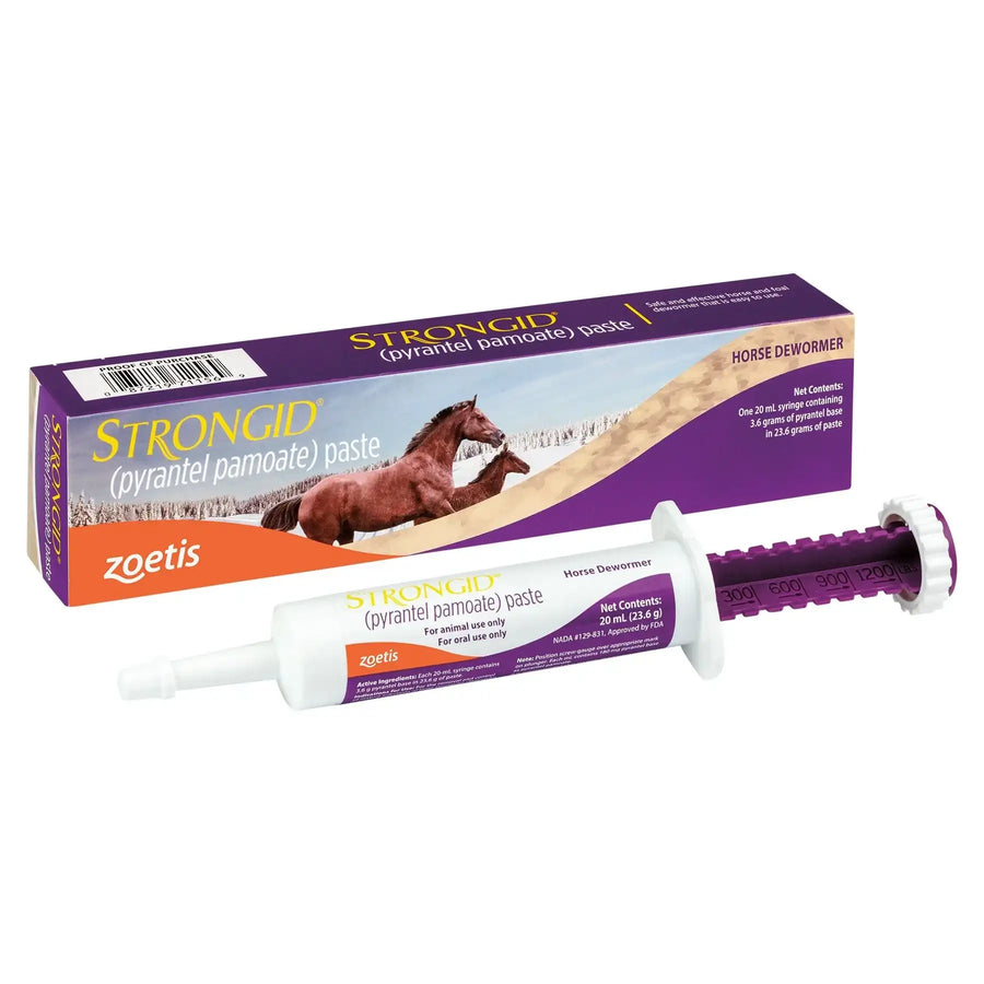 Pyrantel Strongid Dewormer Paste for Horses & Ponies