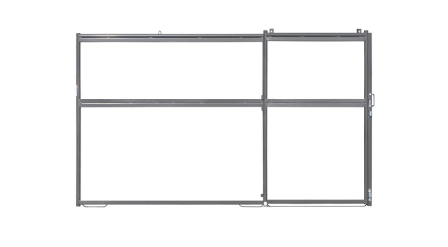 Shelter Kit #13: Four 12' x 12' Enclosed Stalls — front view