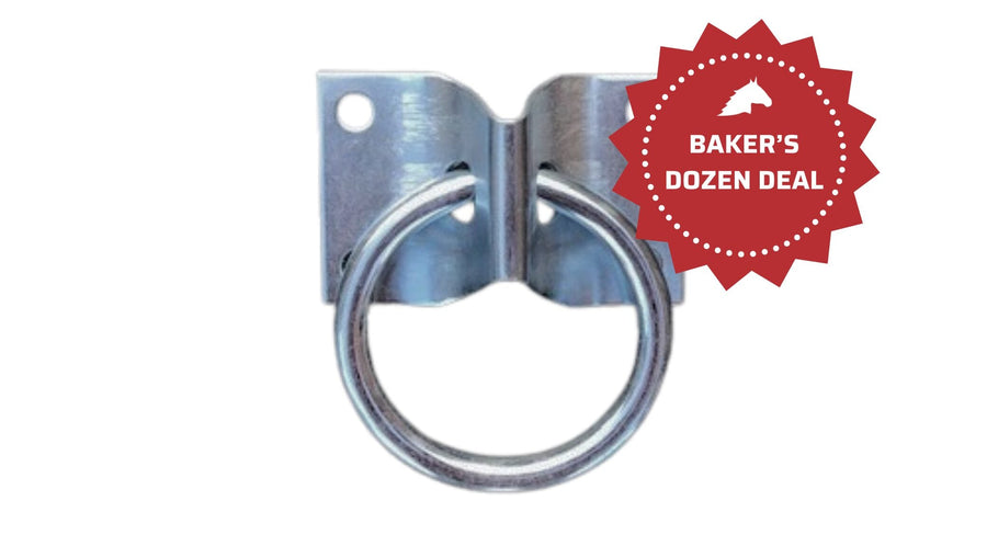 Zinc Plated Cross Tie Ring & Plate