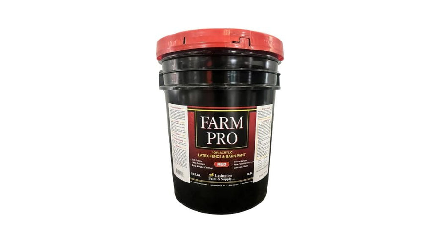 Farm Pro Red Fence & Barn Paint, Water-Based