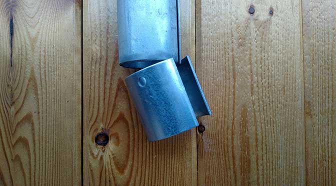 Splice Collar for Round Sliding Door Track — alternate view 2