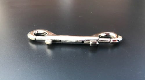 4" Silver Zinc Double-Ended Snaps