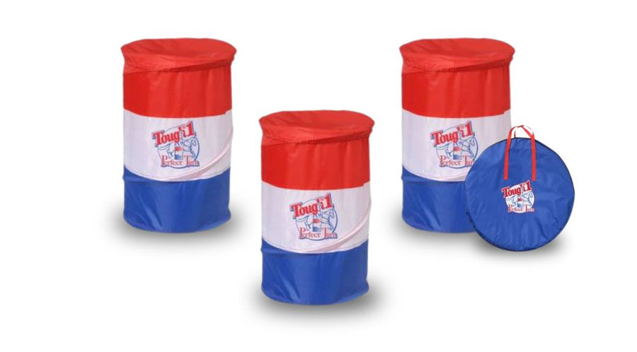 Collapsible Practice Barrels for Training, Set of 3