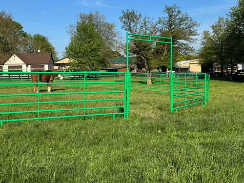50' x 100' Cashmans CS Safety Horse Riding Arena, 24 Panels & 2 Walk-Thrus