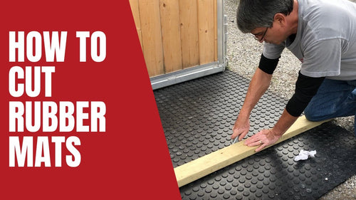  How To Cut Rubber Stall Mats & Fitness Mats