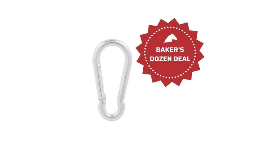 Medium Silver Carabiner Clip