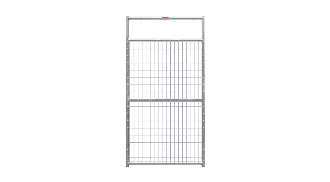 Deer Gate, 84" Tall Galvanized, 4' to 12' — alternate view 2
