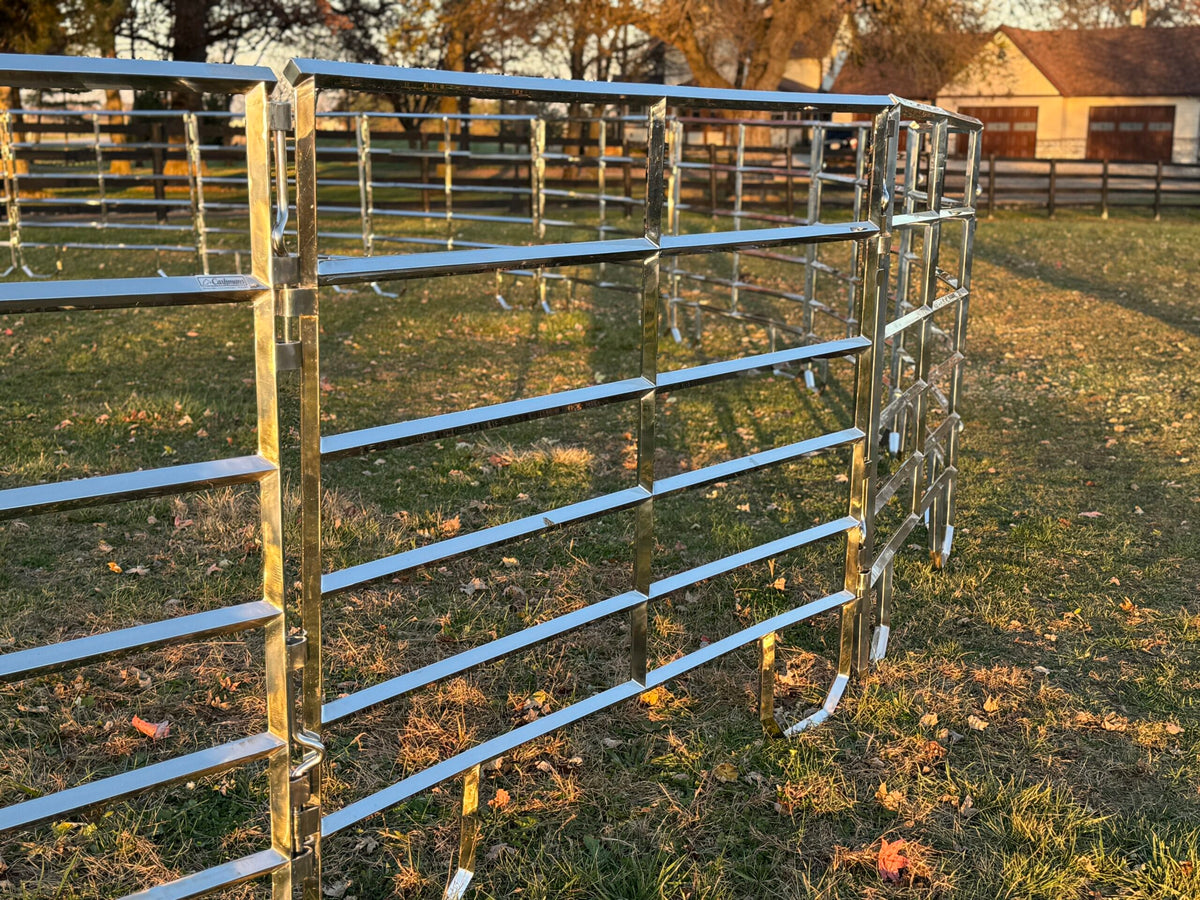 5' High Cashmans CS Stainless Steel Horse Panels or Walk-Thru — alternate view 4