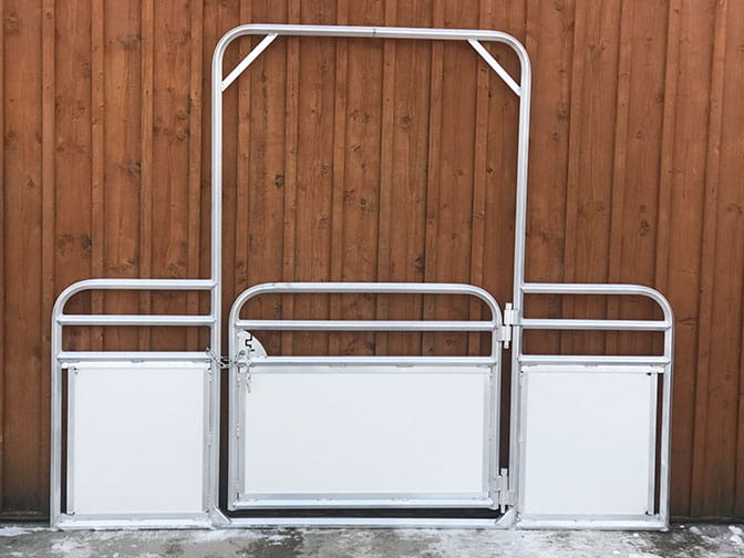 Aluminum Mini Puckboard Panels & Gates for Livestock, 6' to 10' — alternate view 7
