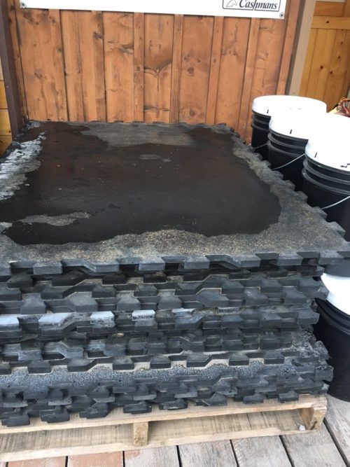 Rubber Floor Mats 4' x 6' x 3/4" Cashmans