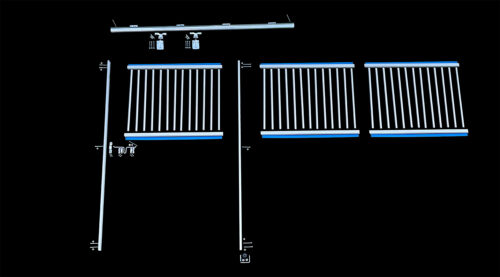 12' Aluminum Super Duty Stall Front - Image 4