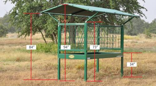 Heavy Duty Small Square Bale Pasture Feeder Cashmans