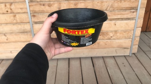 Fortex Rubber Bowls, Black Only - Jeffers