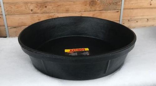 Fortex 6.5 Gallon Rubber Feed Pan - Cashmans