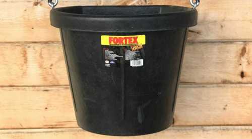 Fortex Industries 4.5 gal. Flatback Bucket, Black at Tractor Supply Co.