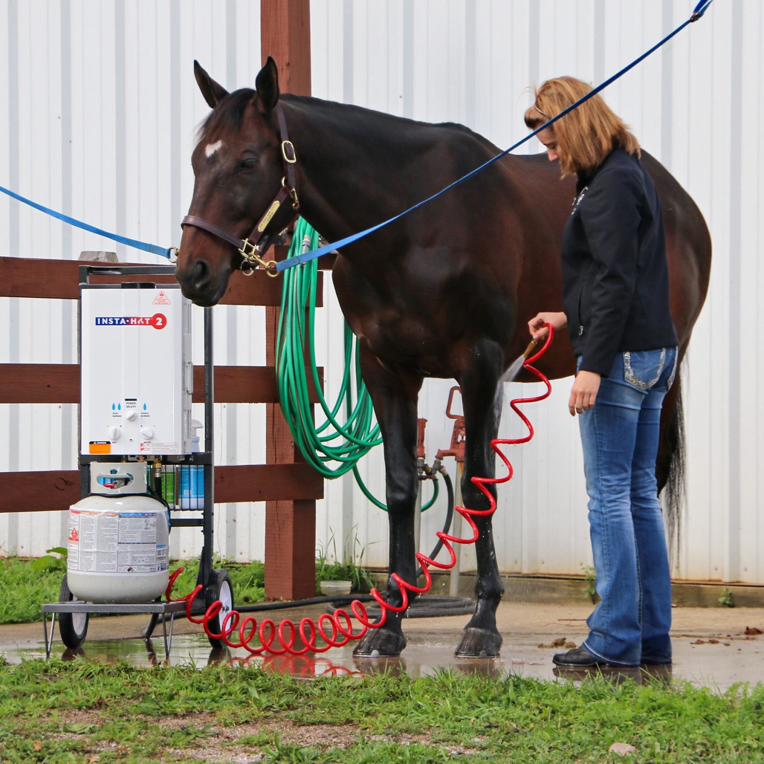 InstaHot 2 Portable Washing System with Cart Cashmans