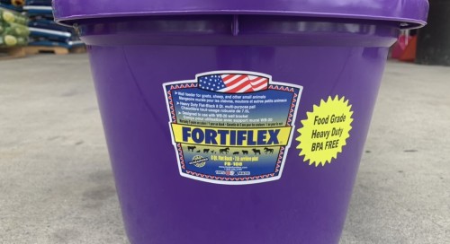Fortiflex 6 Gallon Premium Flat Back Bucket
