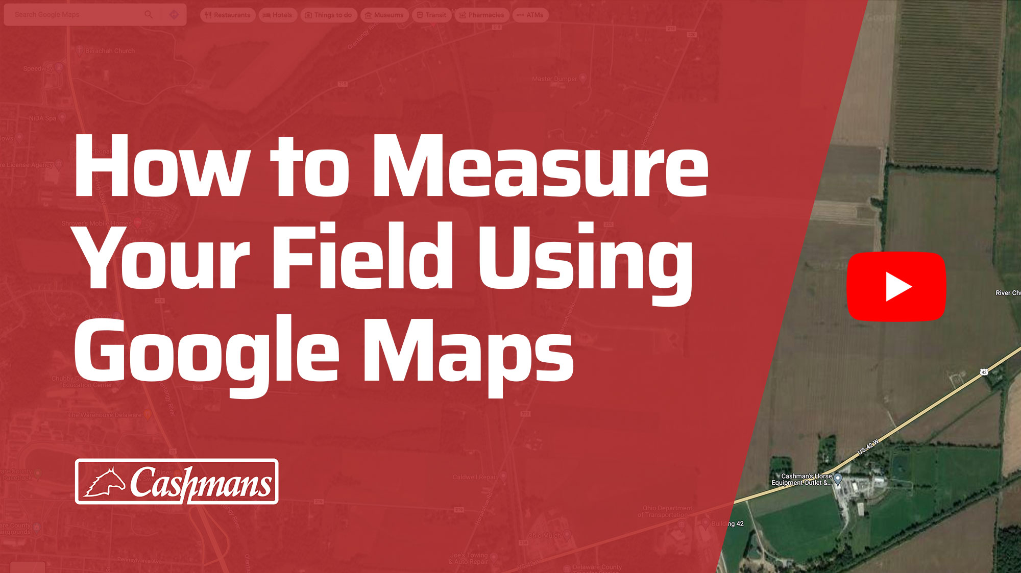 How to measure your field using Google Maps Cashmans