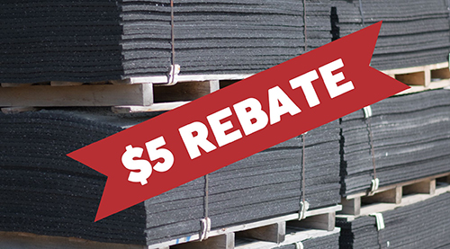 $24.99 Rubber Floor Mats 4' x 6' x 3/4" - Second Quality