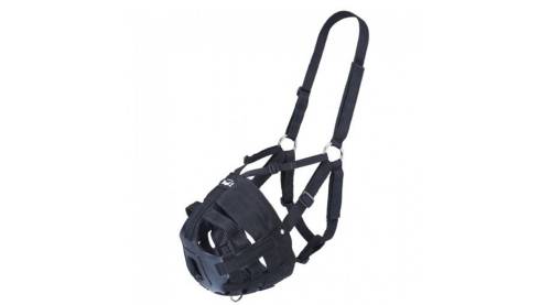 Grazing Muzzle - Easy Breathe Poly/Nylon Adjustable V