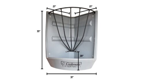 Grey Poly Corner Combo Feeder