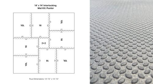 14' x 14' Punter Mat Kit