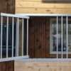 Aluminum Stall Swinging Feed Door - Image 4