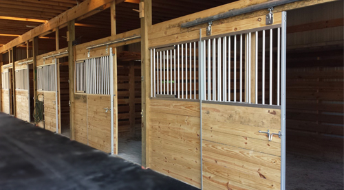 10' Aluminum Super Duty Stall Front