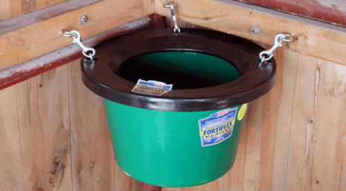 Individual Fortiflex 30 Qt Round Corner Feeders and Rings - Image 2